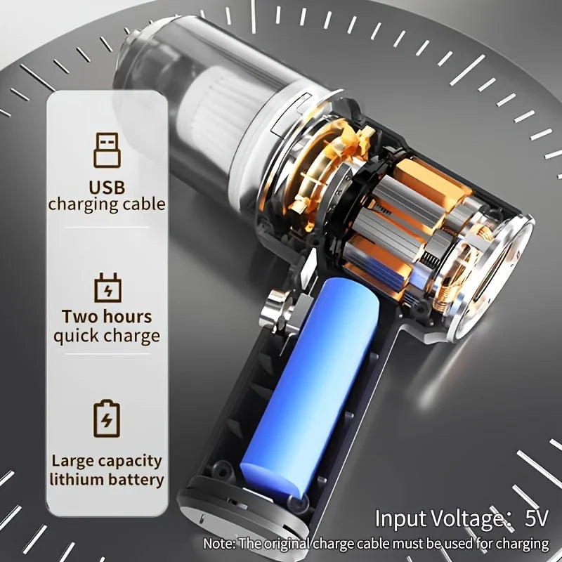 690000Pa Wireless Car Vacuum Cleaner